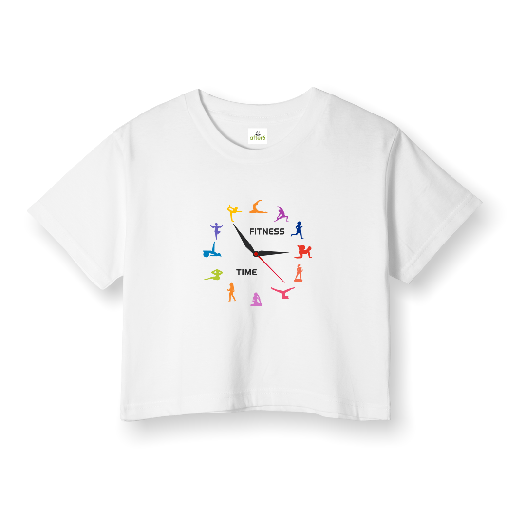 Fitness Time - Crop T-Shirt