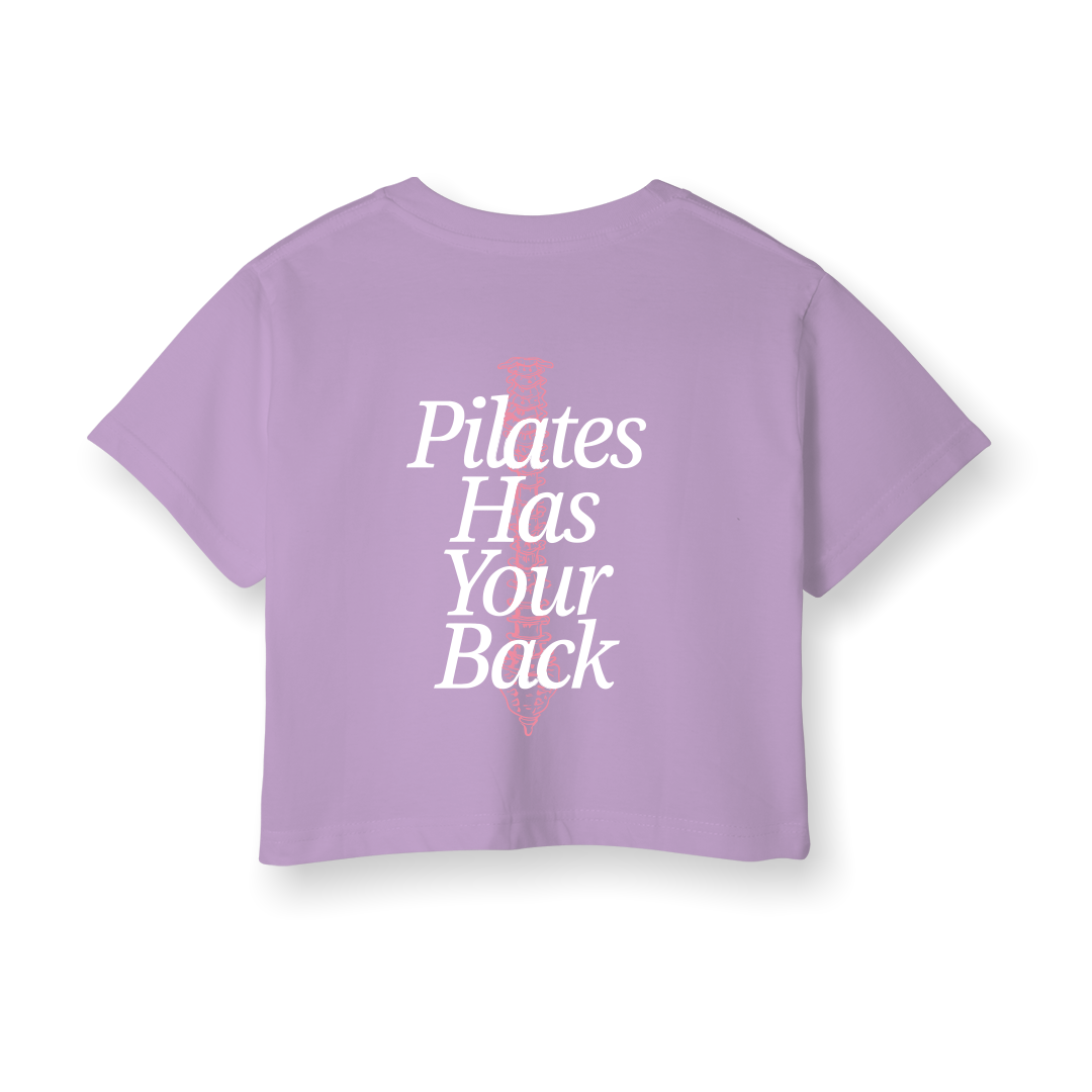 Pilates Has Your Back - Crop T-Shirt