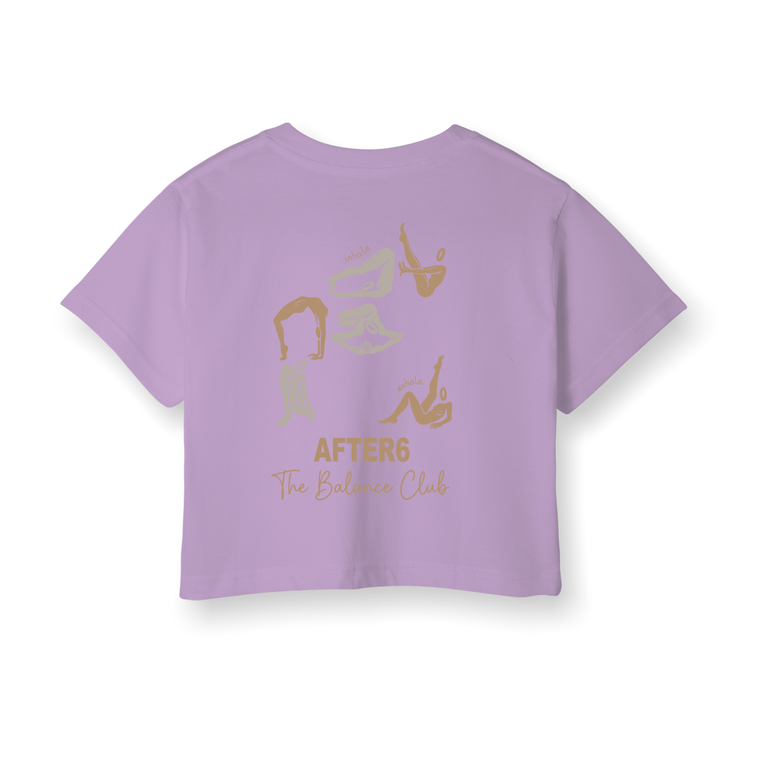 After6 The Balance Club - Crop T-Shirt