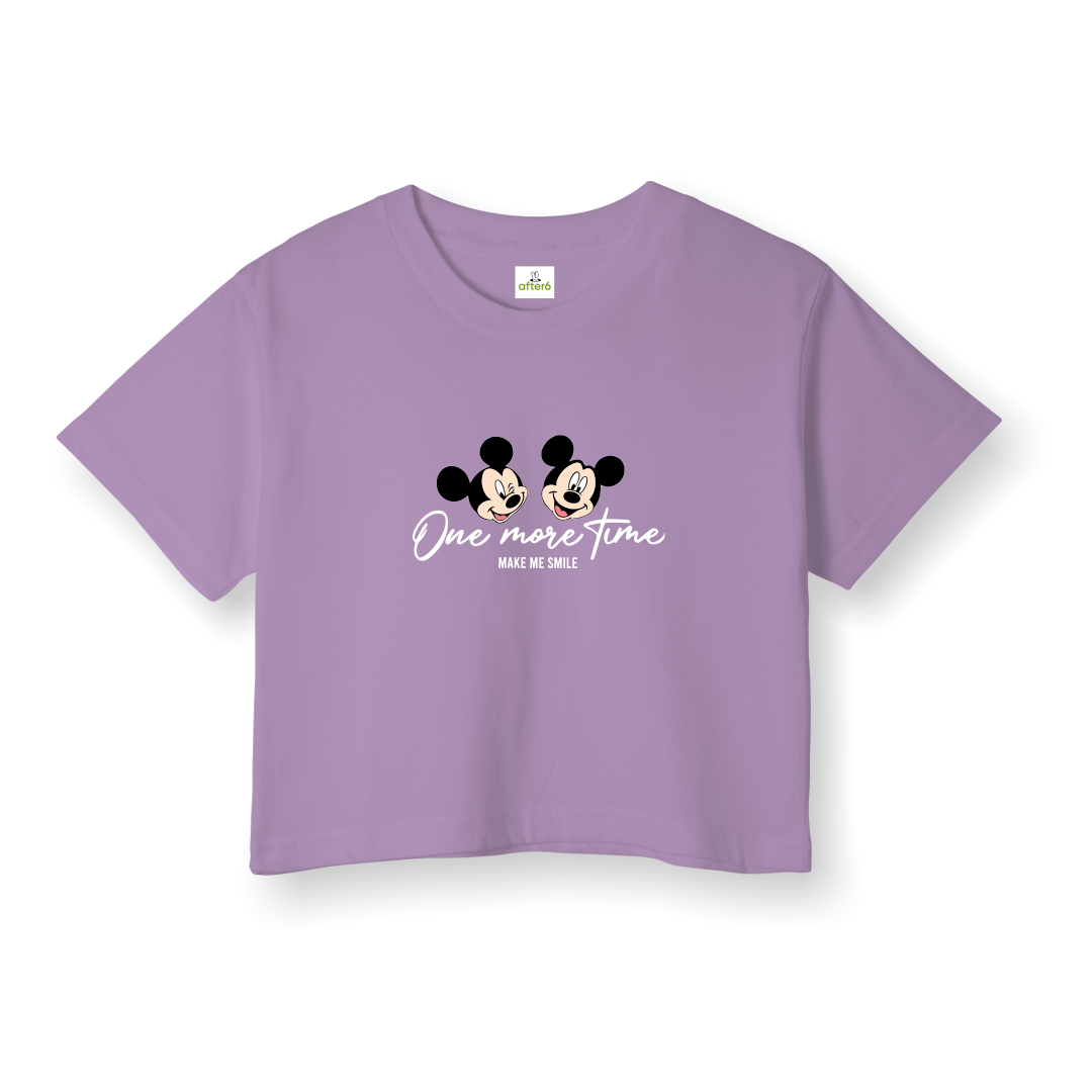 One More Time - Crop T-Shirt