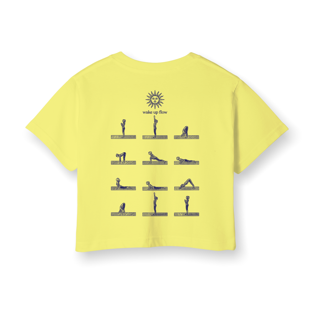 Wake Up Flow - Crop T-Shirt