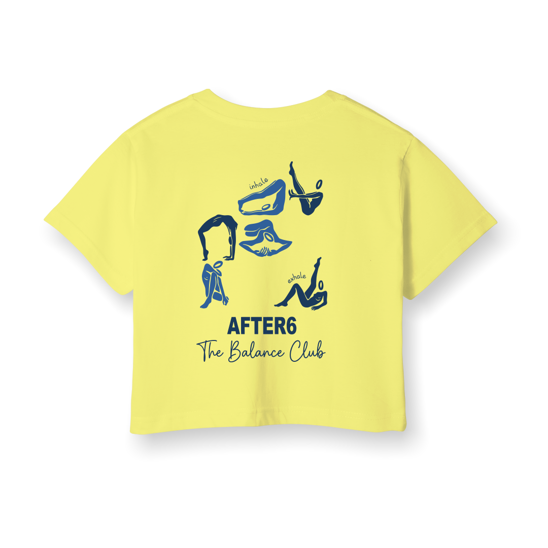 After6 The Balance Club - Crop T-Shirt