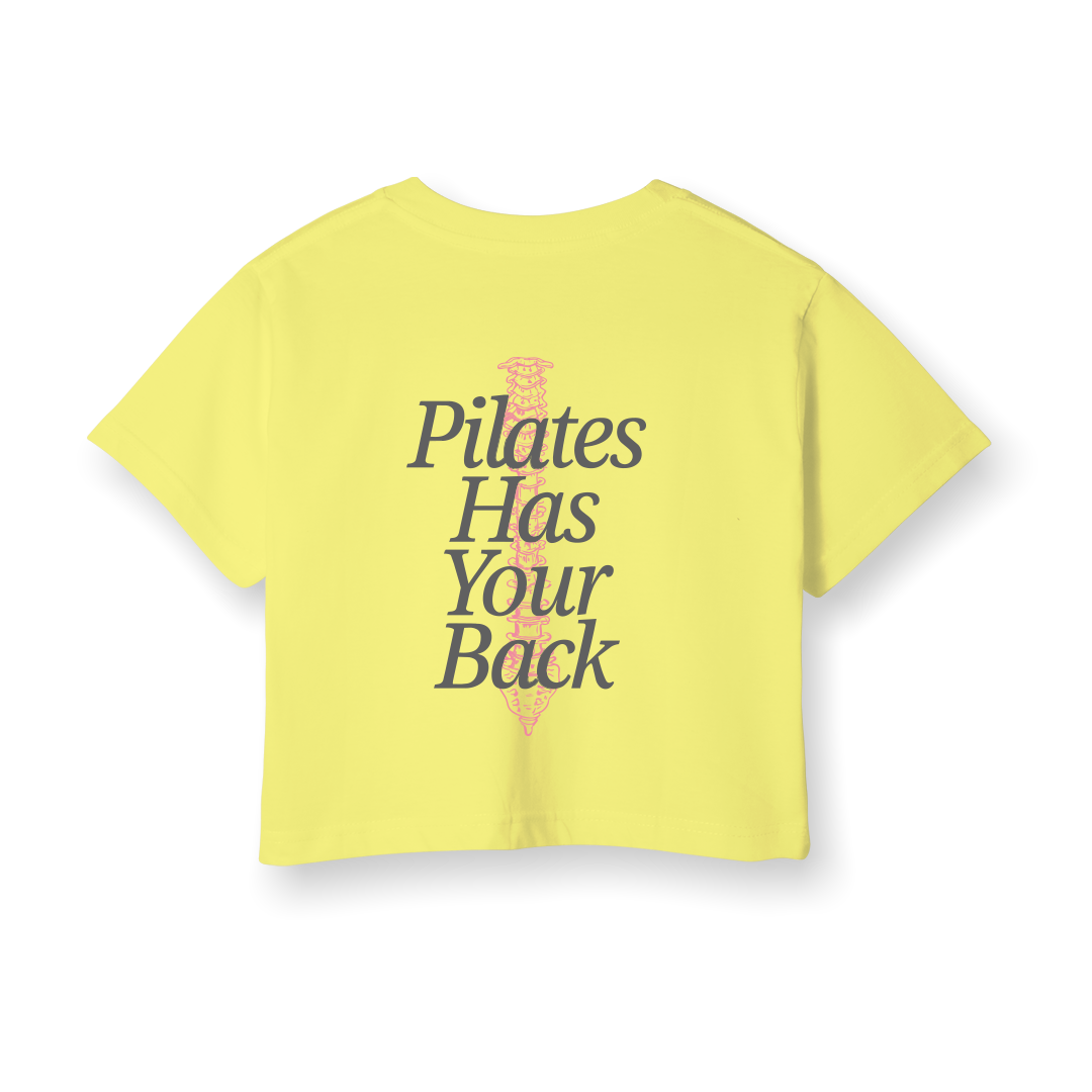 Pilates Has Your Back - Crop T-Shirt
