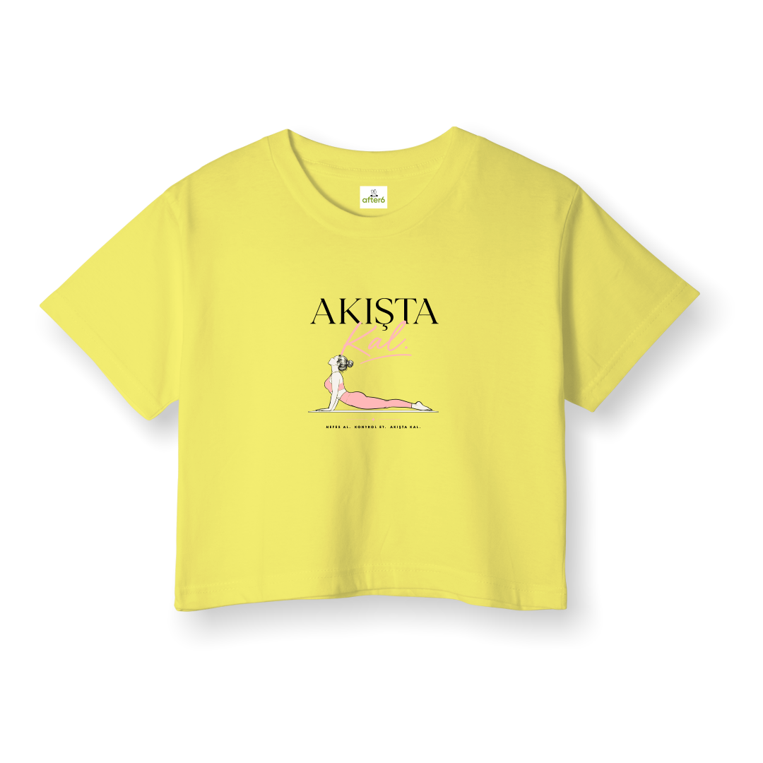 Akışta Kal - Crop T-Shirt