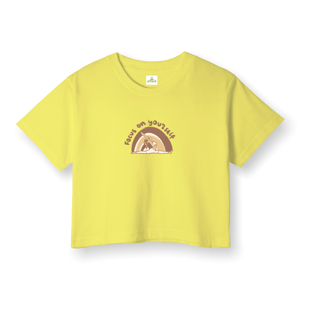 Focus On Your Self - Crop T-Shirt