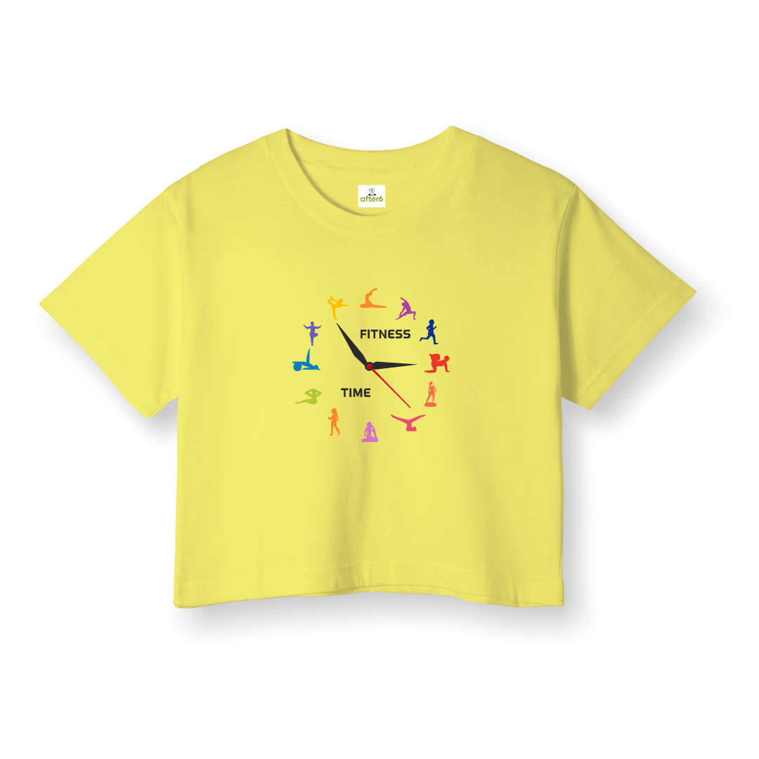 Fitness Time - Crop T-Shirt