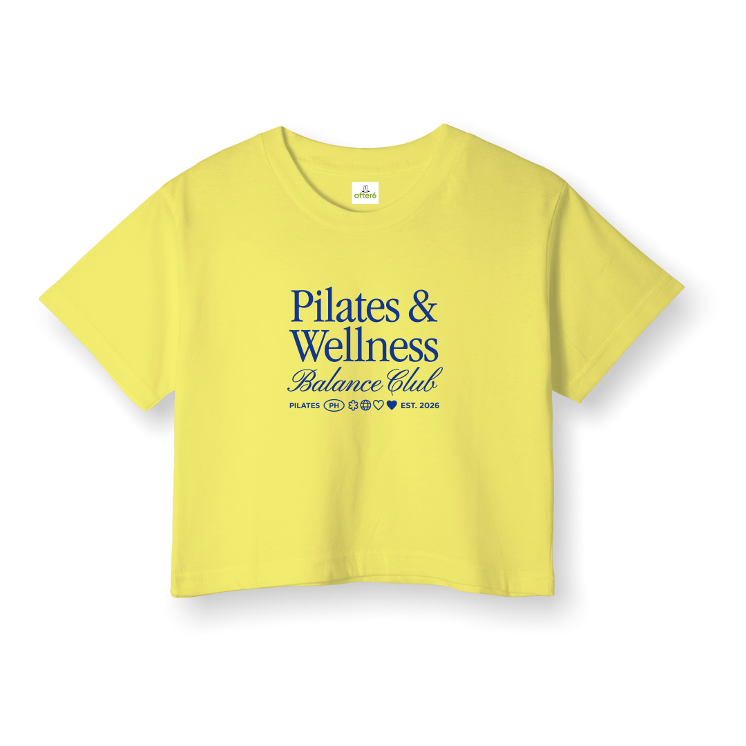 Pilates Wellnes - Crop T-Shirt