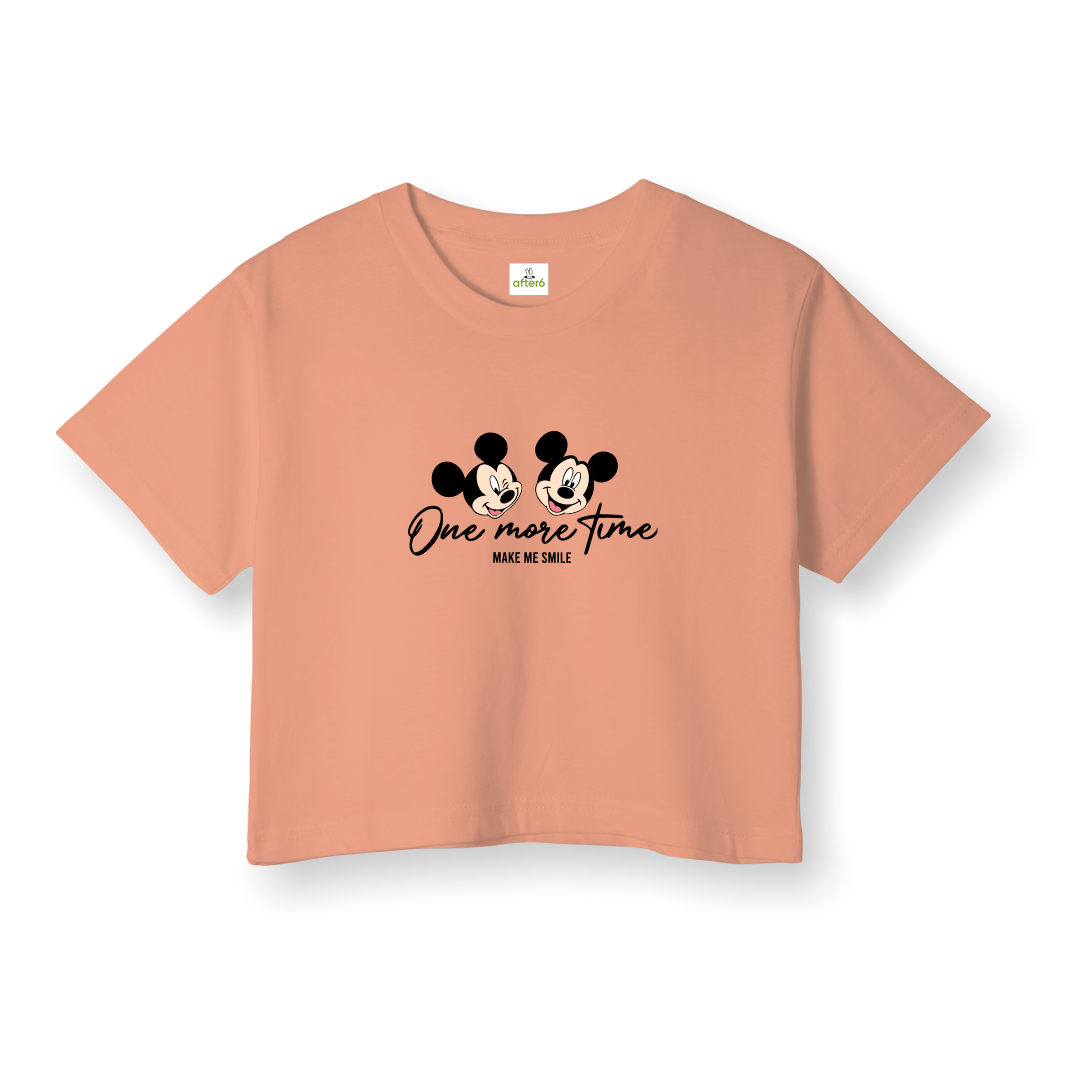 One More Time - Crop T-Shirt