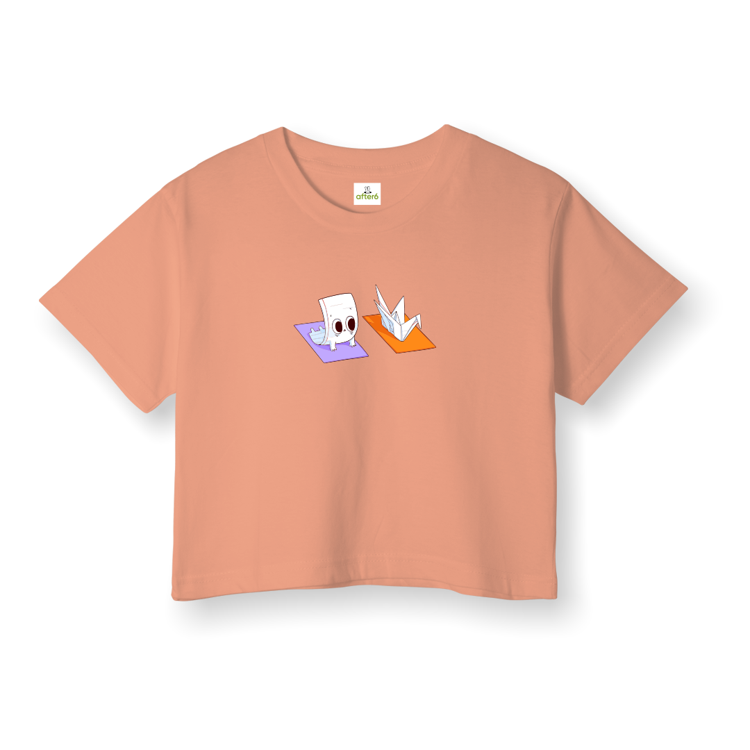 Paper Twist - Crop T-Shirt