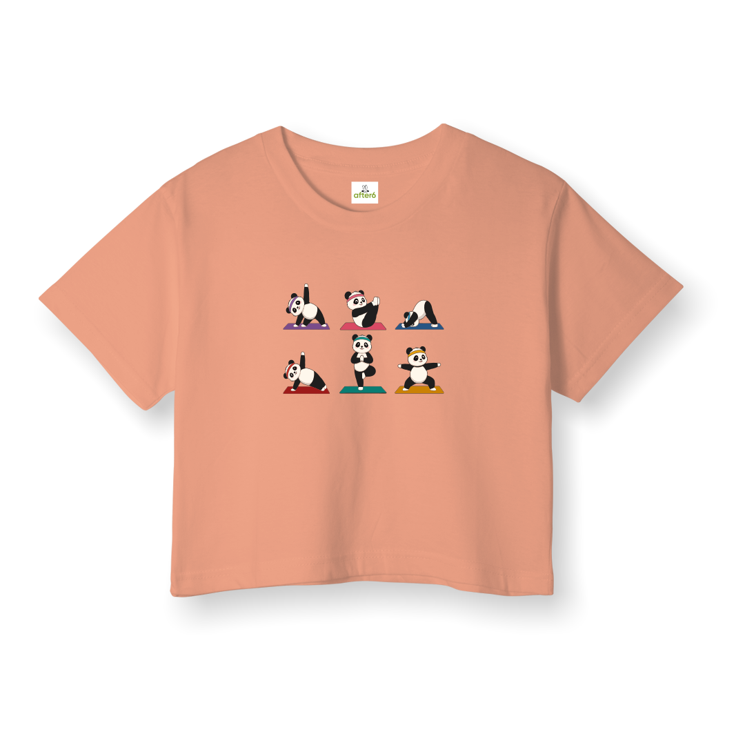 Panda Flow - Crop T-Shirt