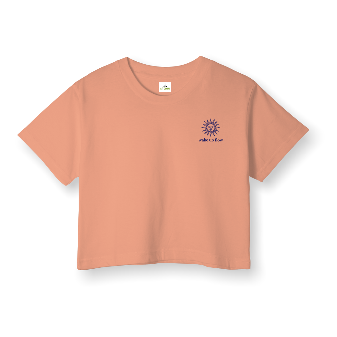 Wake Up Flow - Crop T-Shirt