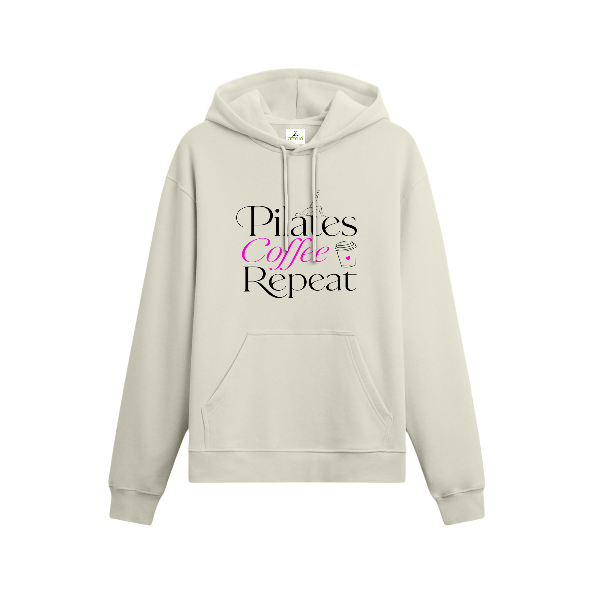 Pilates Coffee Repeat - Oversize Hoodie