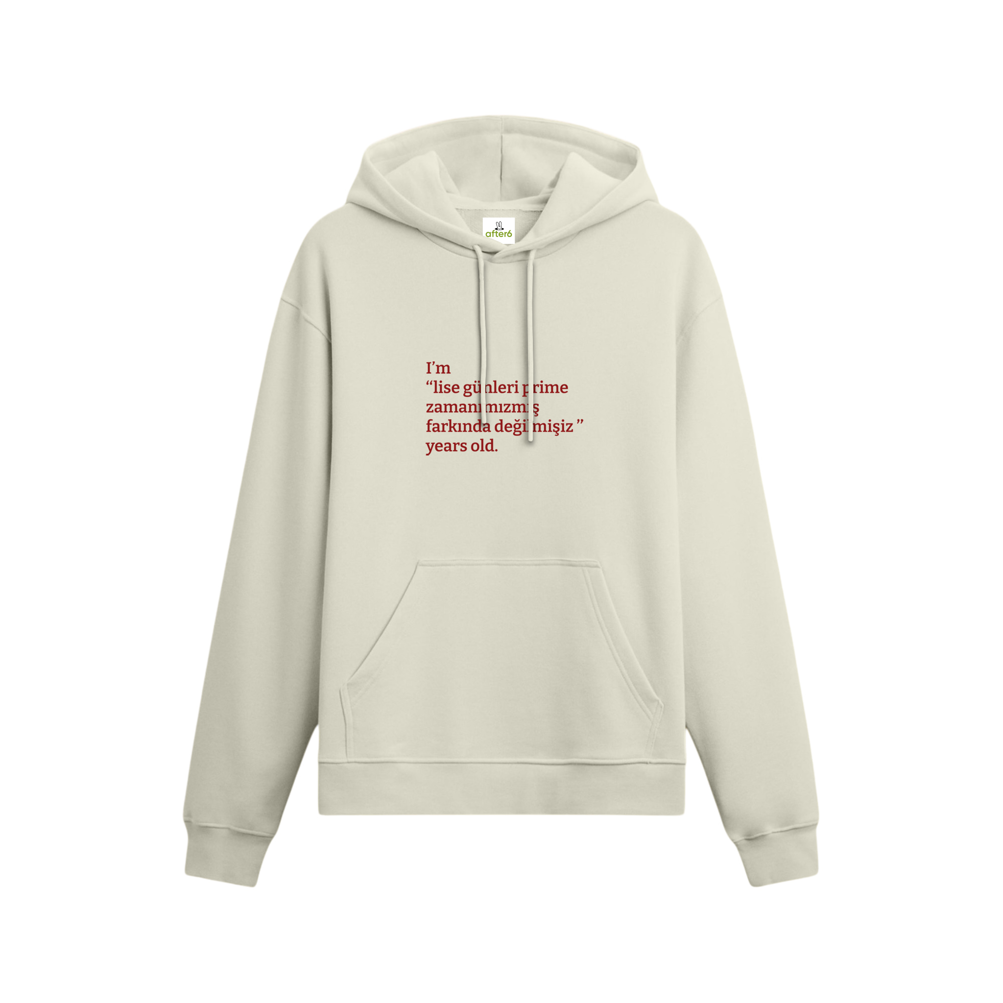 Lise günleri prime zamanımızmış - Oversize Hoodie