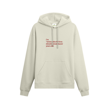 Senin daha 40 fırın ekmek yemen lazım  - Oversize Hoodie