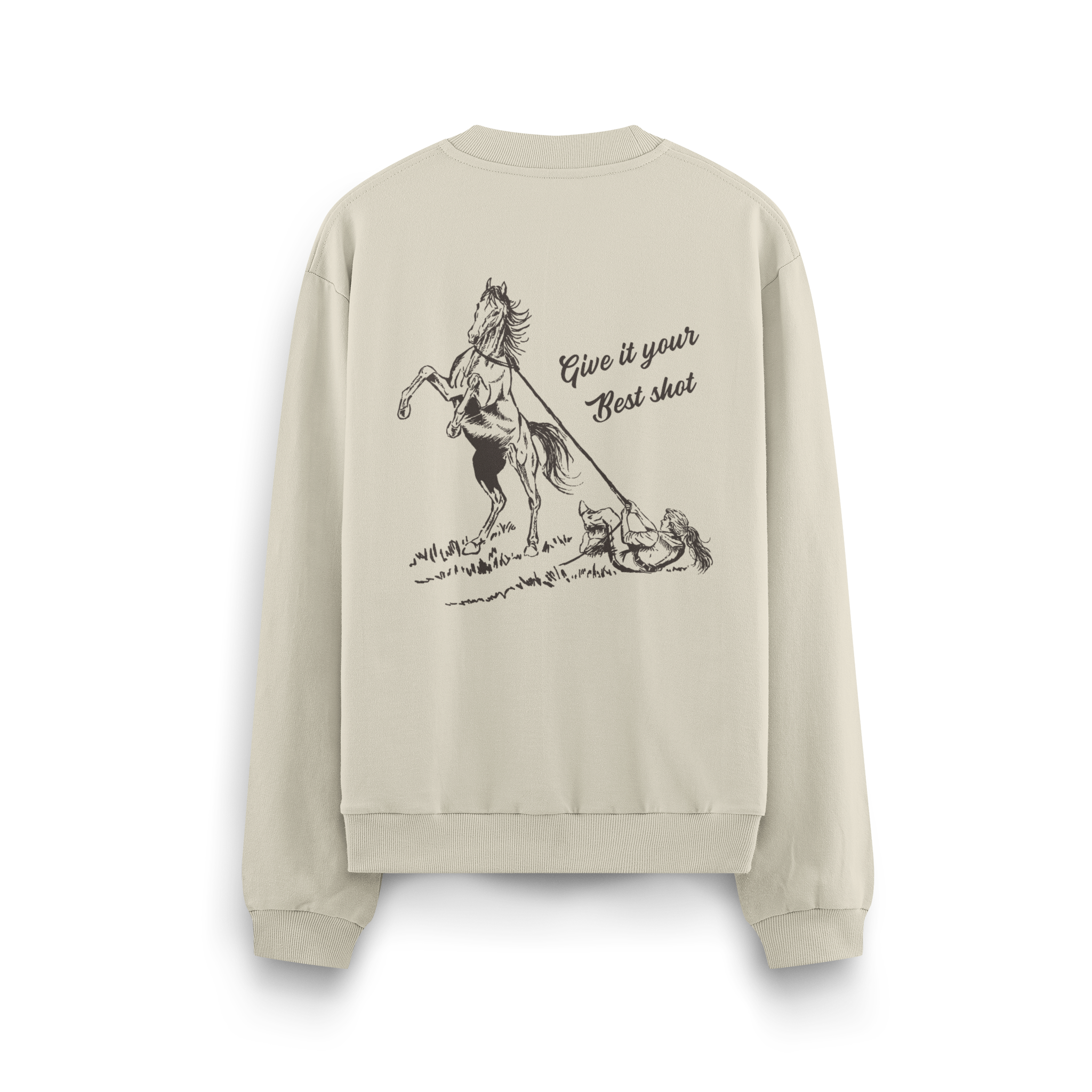 Give It Your Best Shot - Oversize Sweatshirt