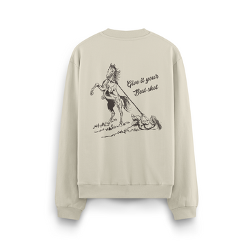 Give It Your Best Shot - Oversize Sweatshirt