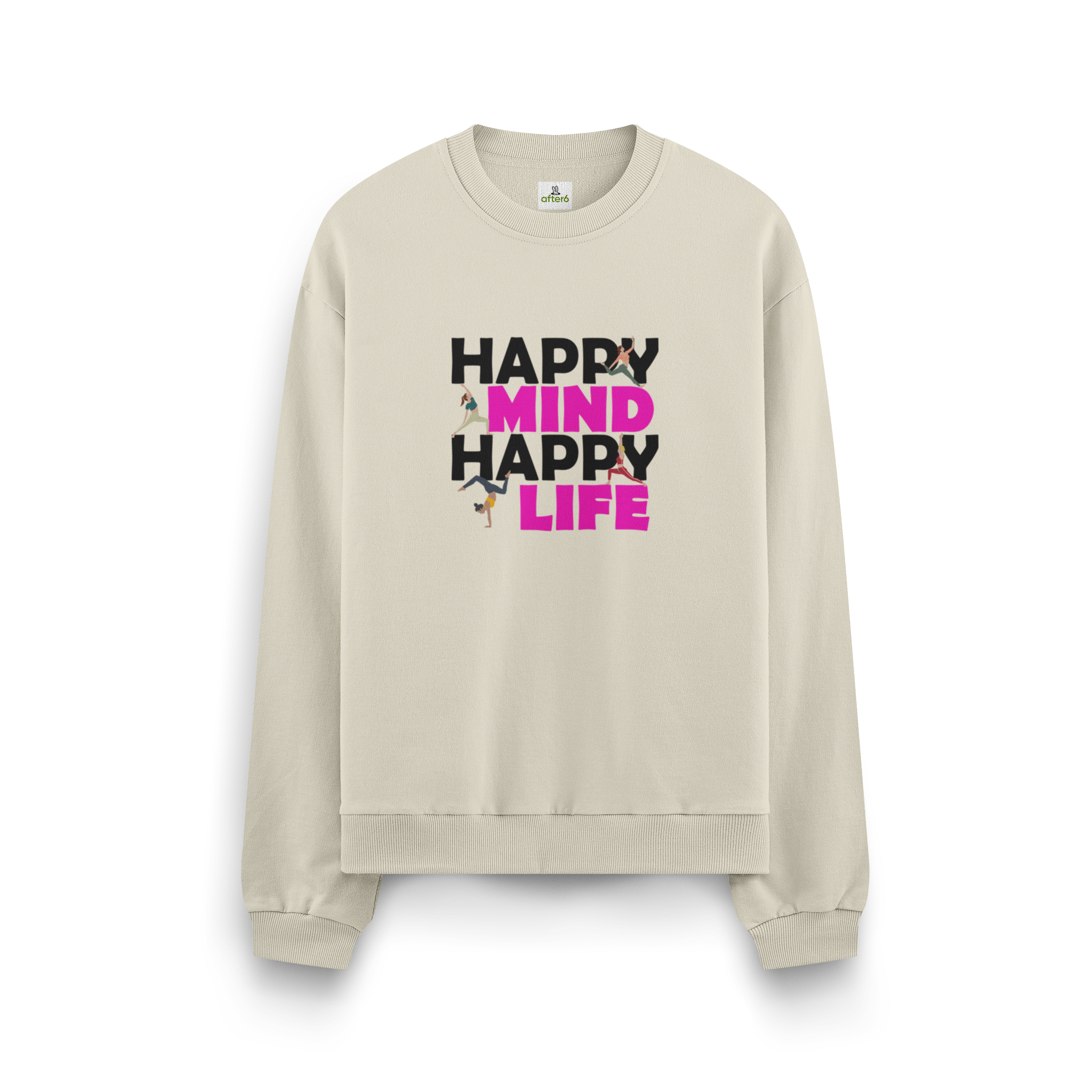 Happy Mind Happy Life - Oversize Sweatshirt