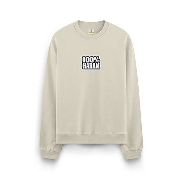 %100 Haram - Oversize Sweatshirt