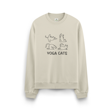 Yoga Cats - Oversize Sweatshirt