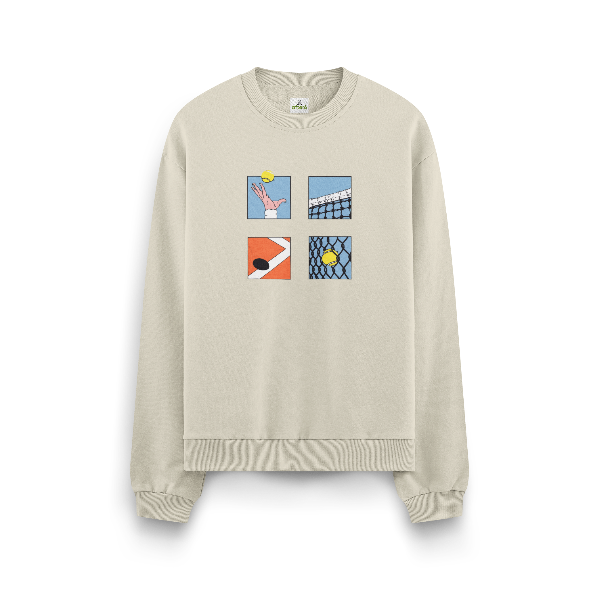 Lines & Tennis - Oversize Sweatshirt