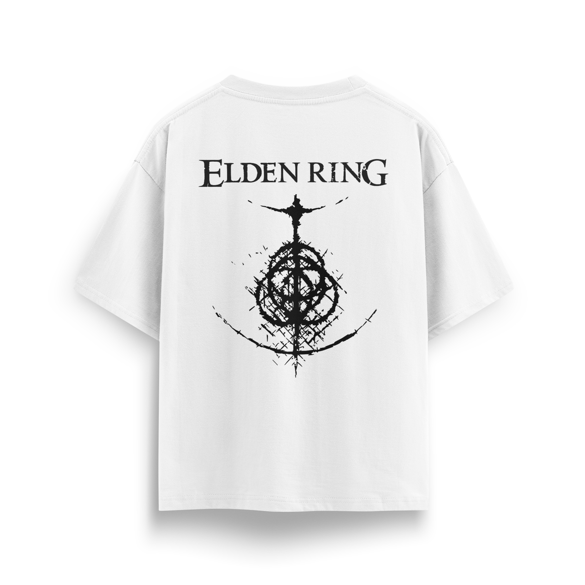 Elden Ring - Oversize T-Shirt Beyaz ARKA