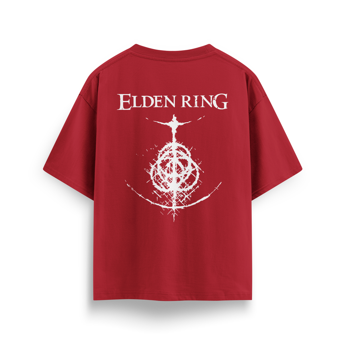 Elden Ring - Oversize T-Shirt Kırmızı ARKA