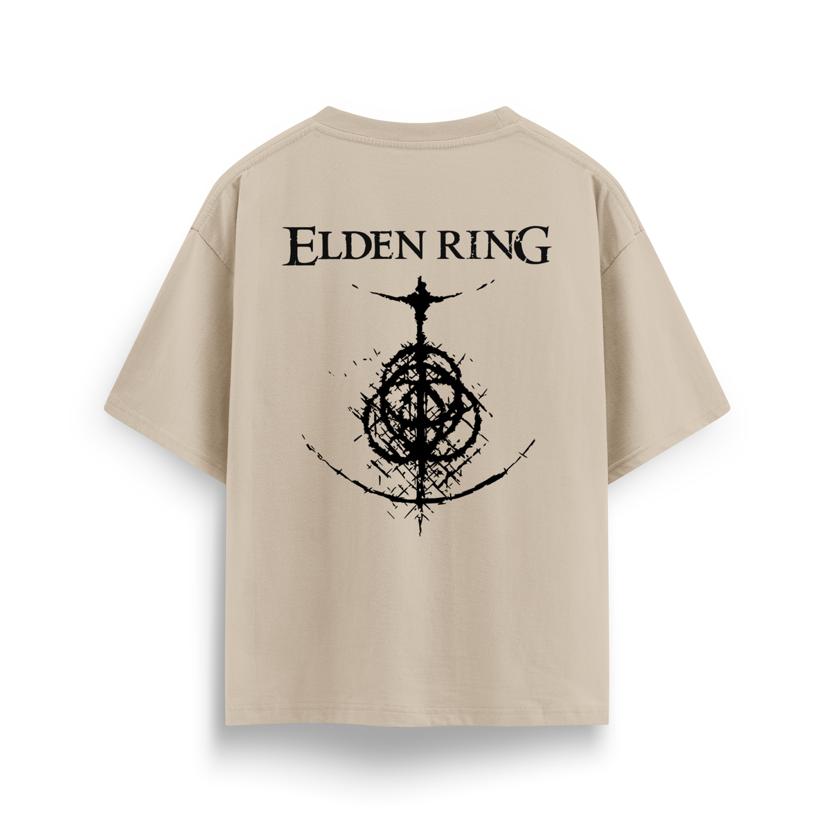 Elden Ring - Oversize T-Shirt Krem ARKA
