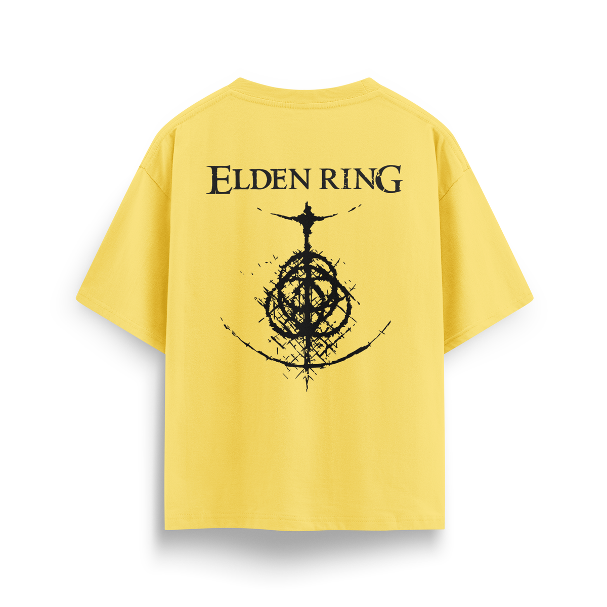 Elden Ring - Oversize T-Shirt Sarı ARKA