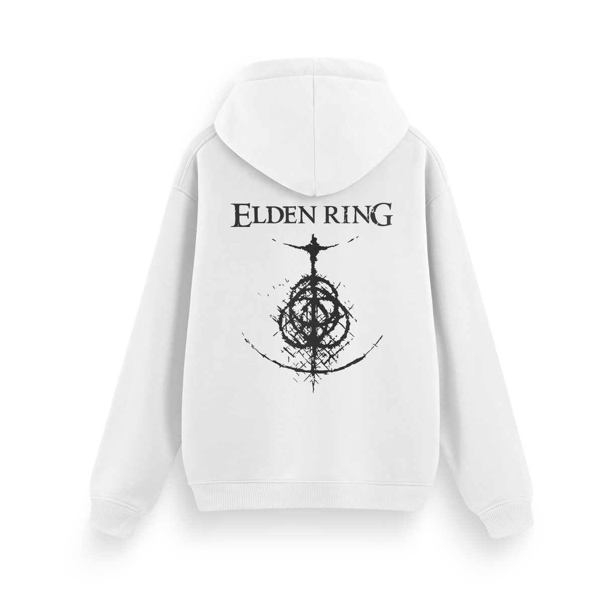 Elden Ring - Regular Hoodie Beyaz ARKA