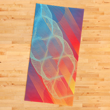 Geometric Shapes Spor Havlusu