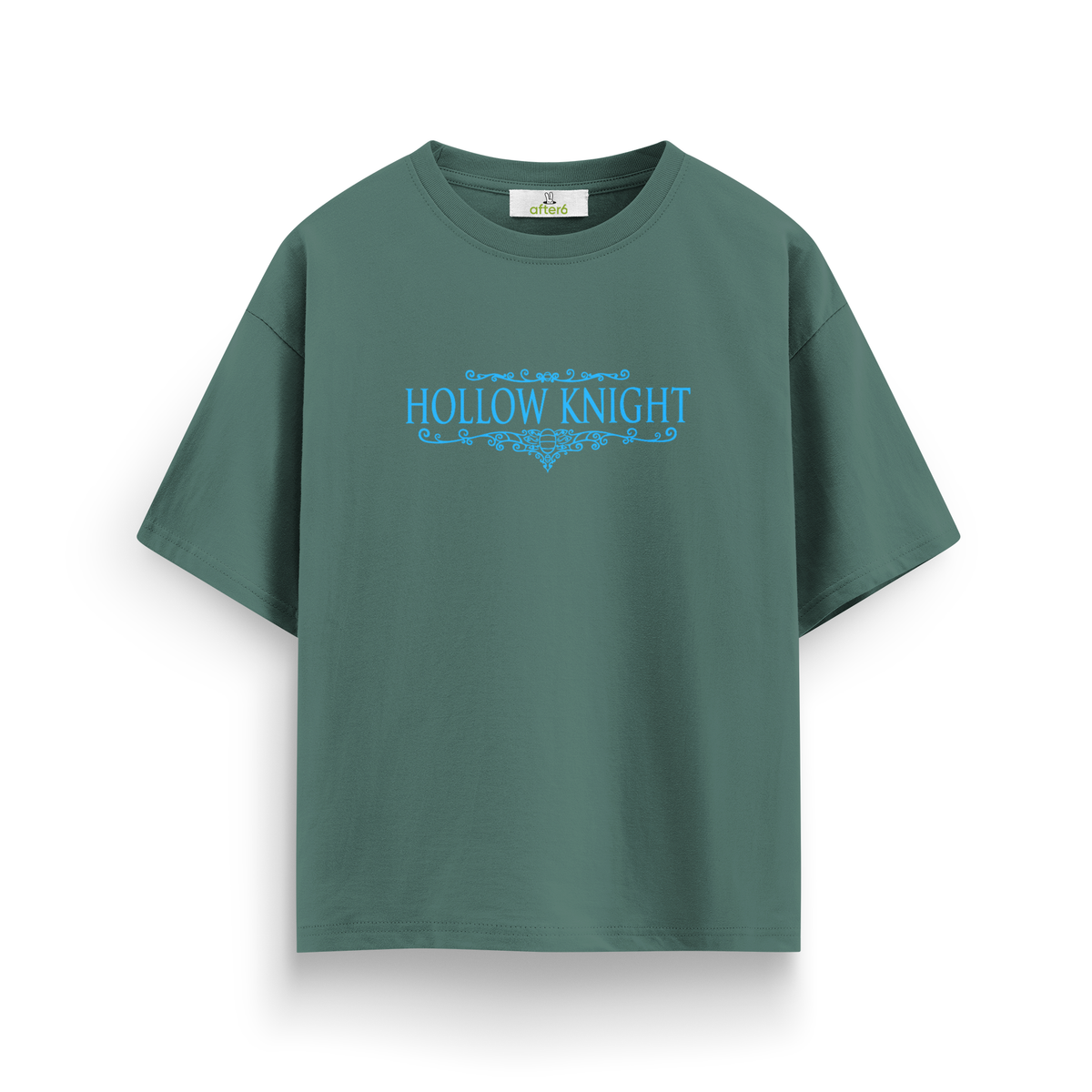 Hollow Knight - Oversize T-Shirt Yeşil ÖN