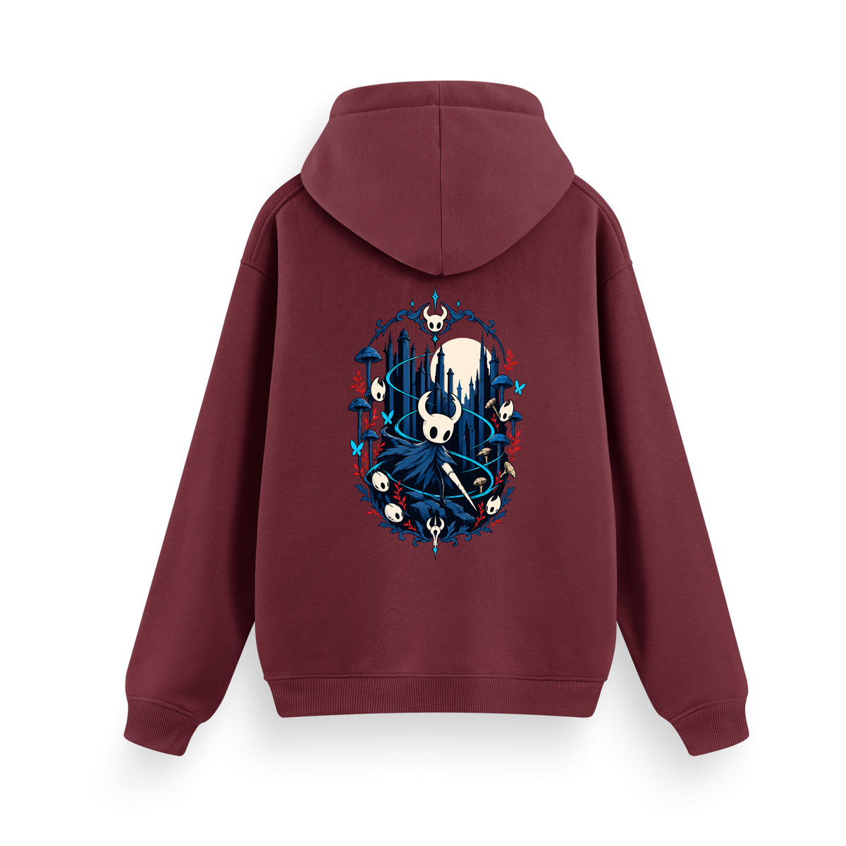 Hollow Knight - Regular Hoodie Bordo ARKA