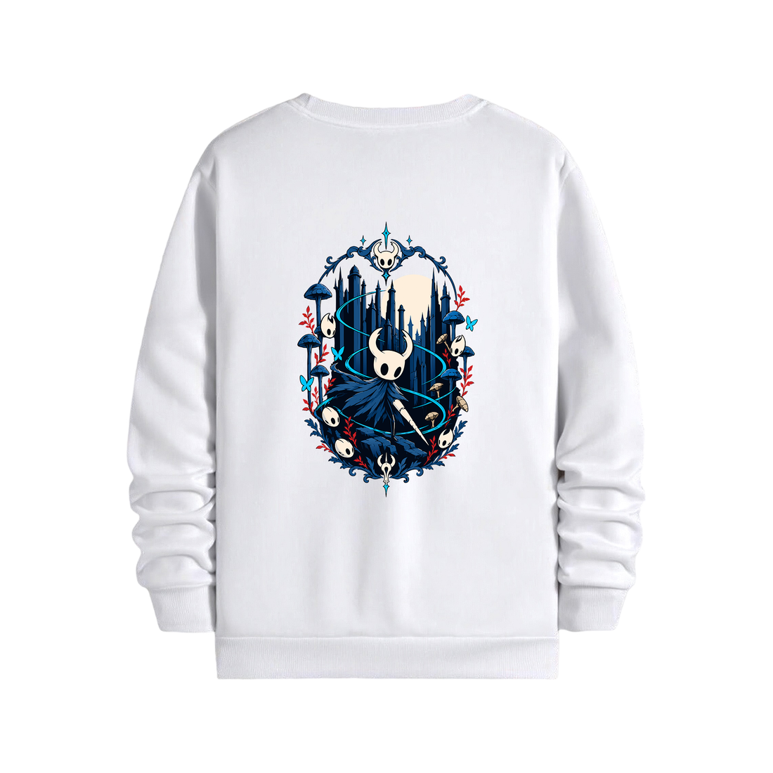 Hollow Knight - Regular Sweatshirt Beyaz ARKA