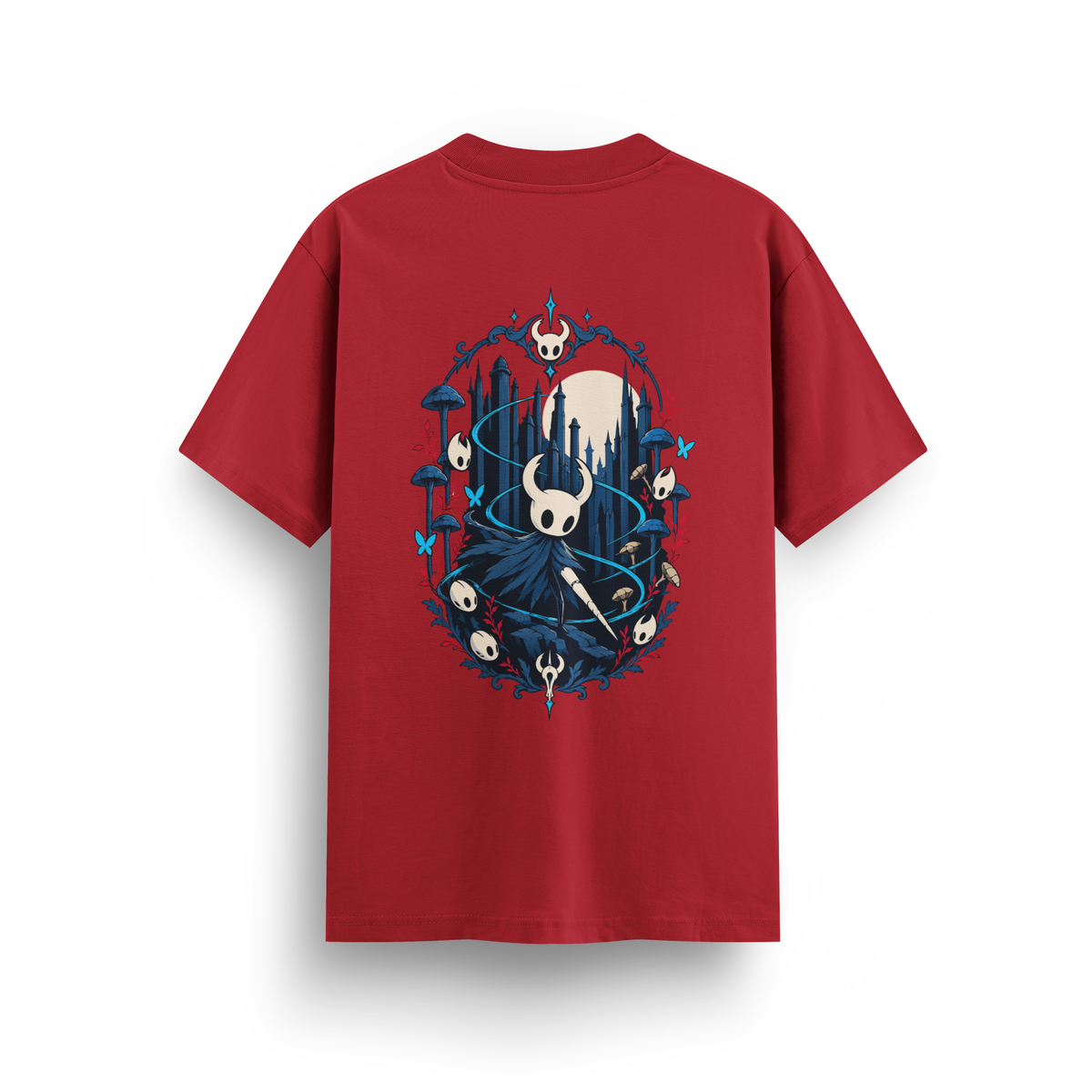 Hollow Knight - Regular T-shirt Kırmızı ARKA
