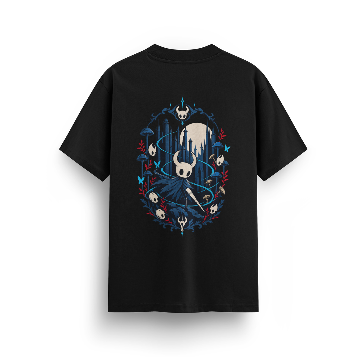 Hollow Knight - Regular T-shirt Siyah ARKA