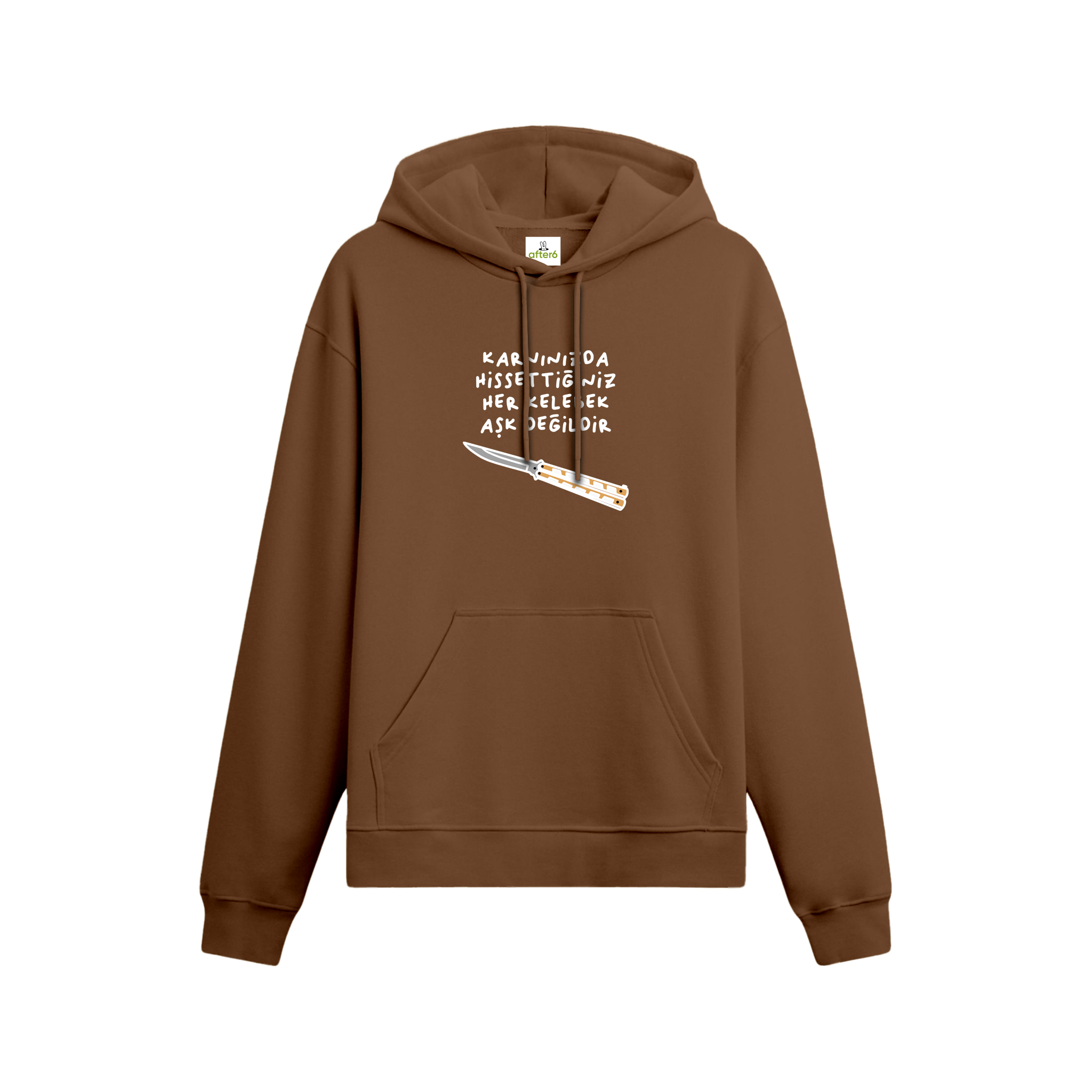 Her Kelebek Aşk Değildir - Oversize Hoodie