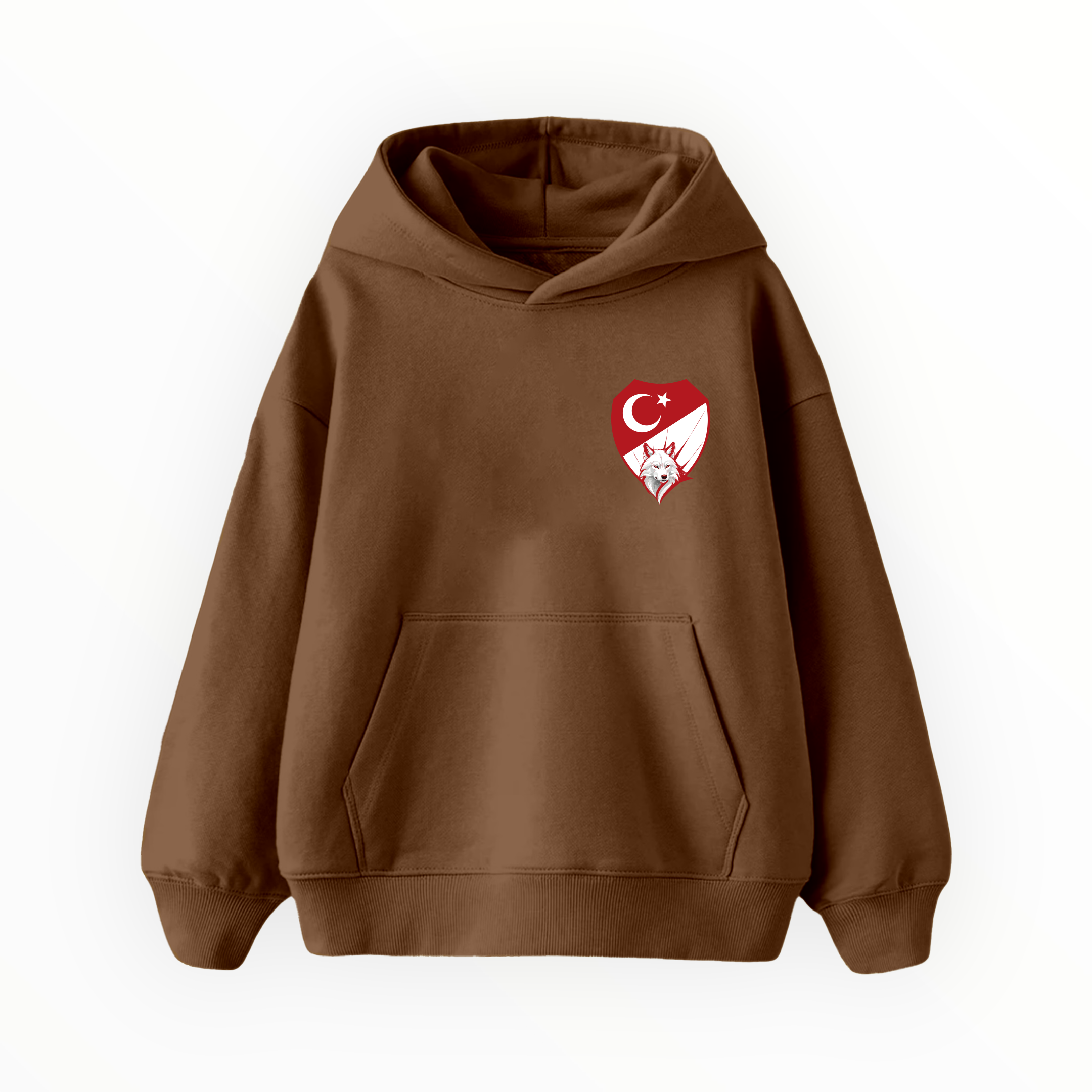 Kırmızı Beyaz - Çocuk Hoodie