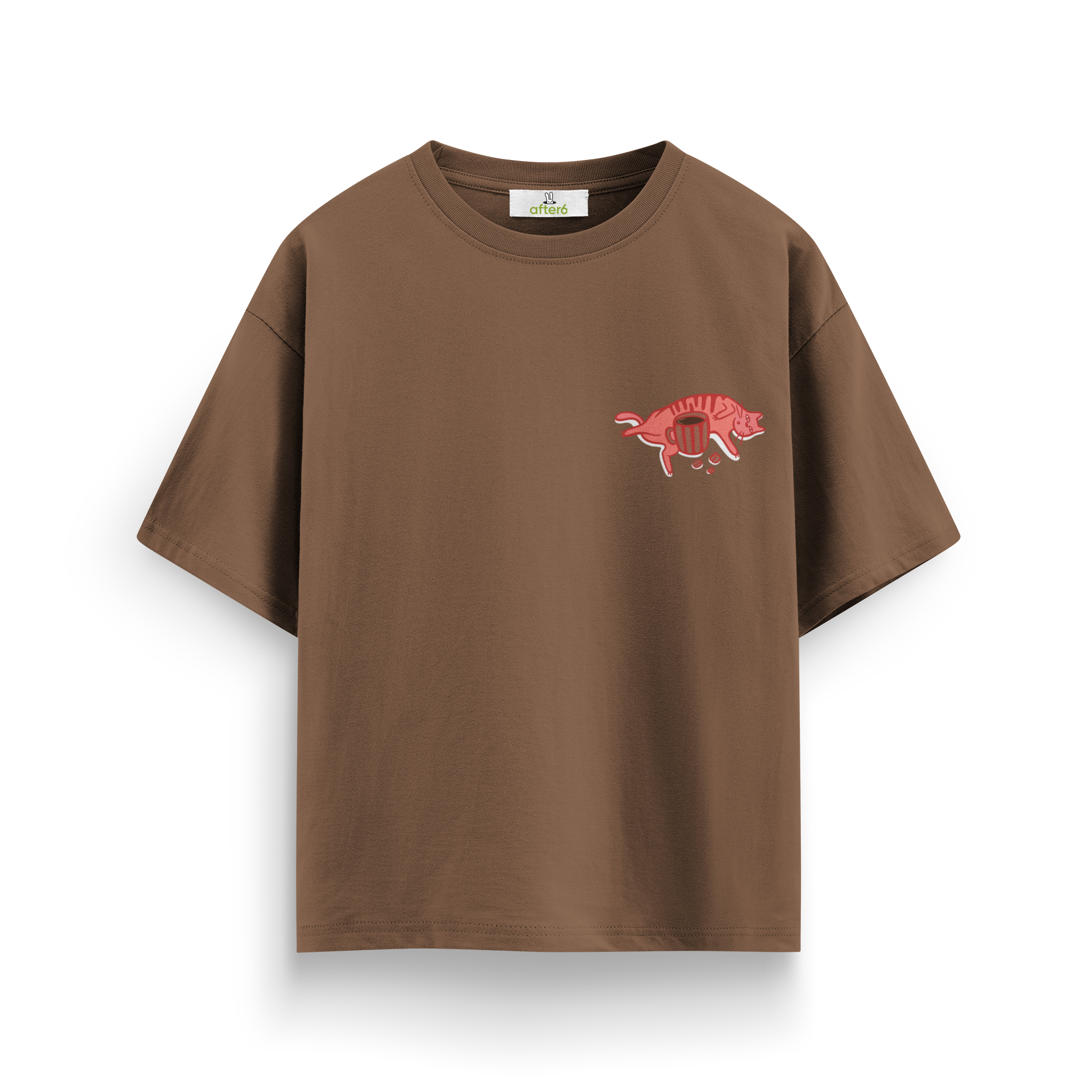 Espresso Cat Club - Oversize T-Shirt
