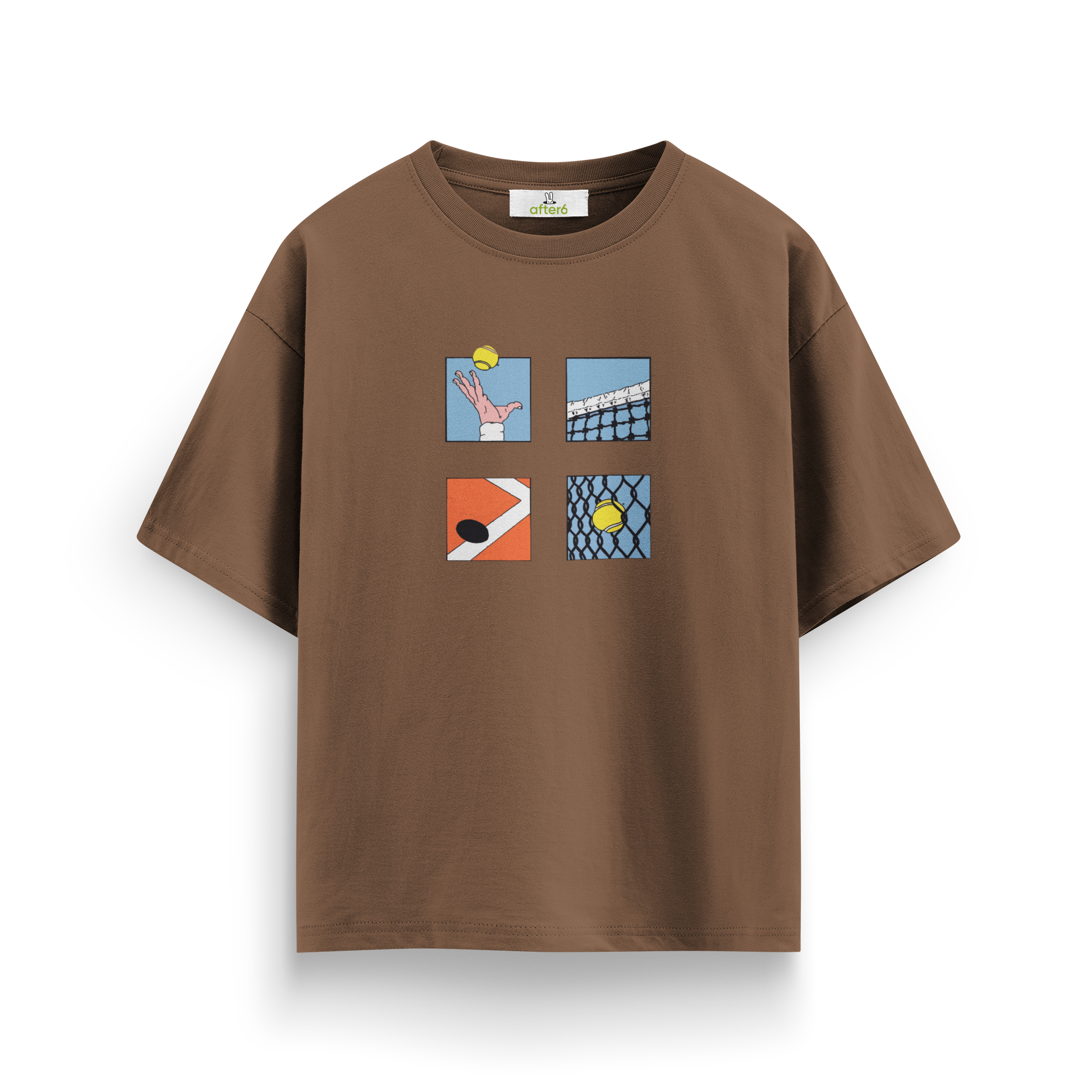 Lines & Tennis - Oversize T-Shirt
