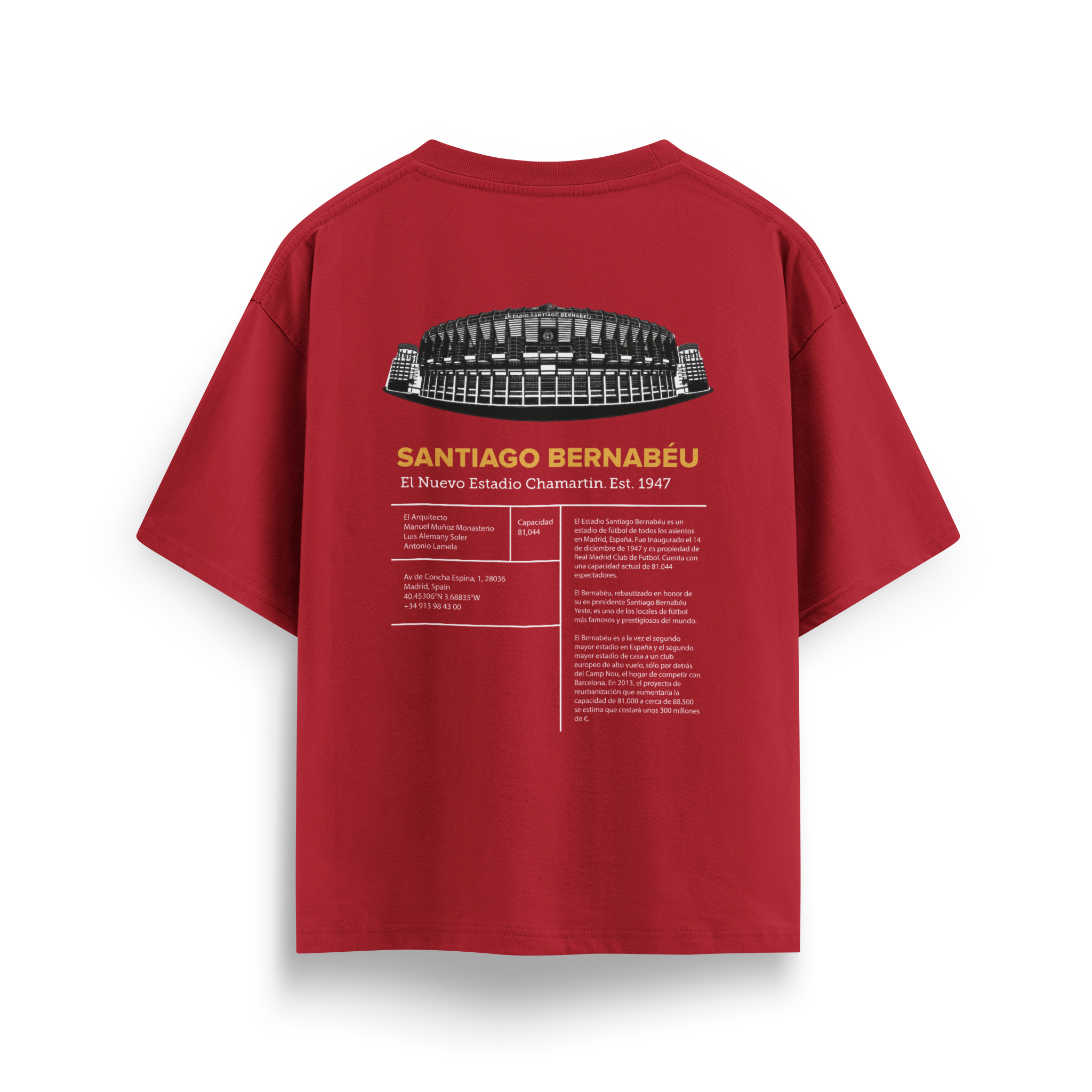 Santiago Bernabeu - Oversize T-Shirt