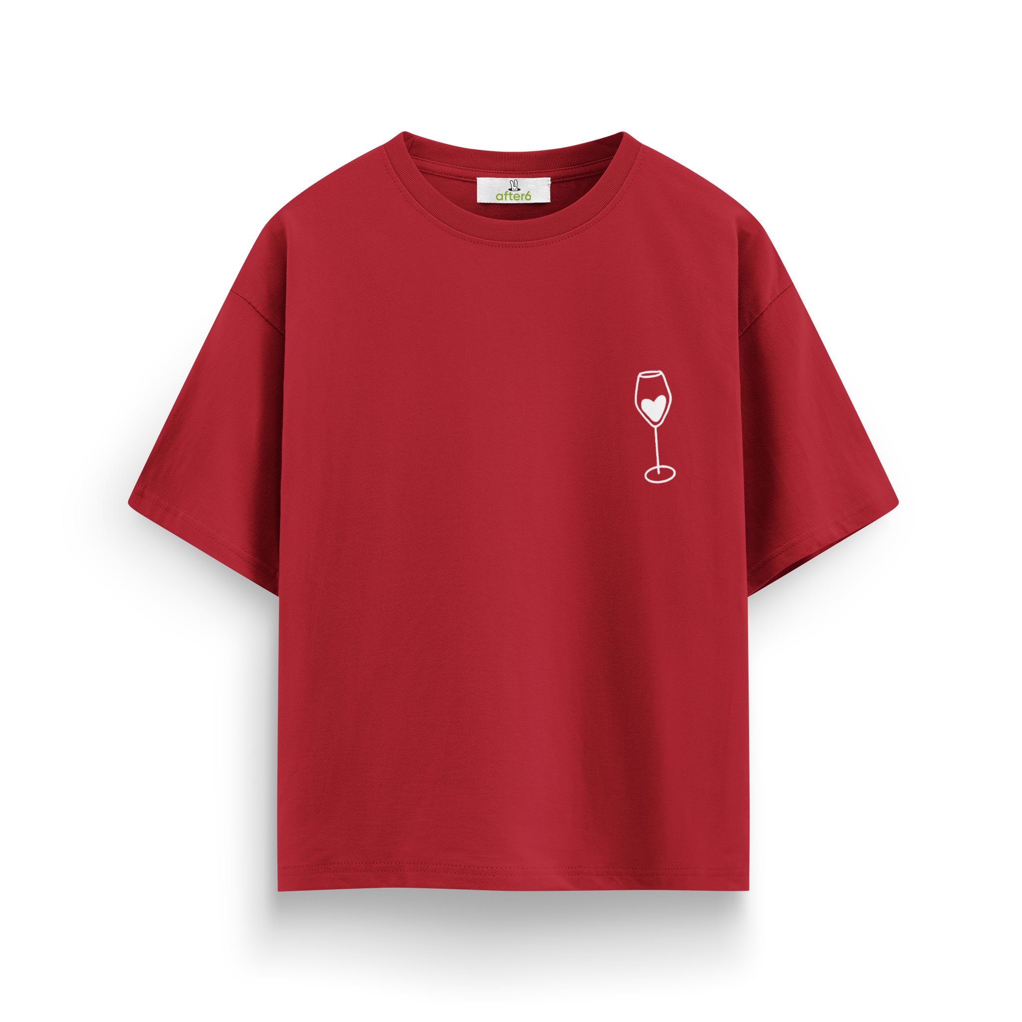 Glass of wine - Oversize T-Shirt