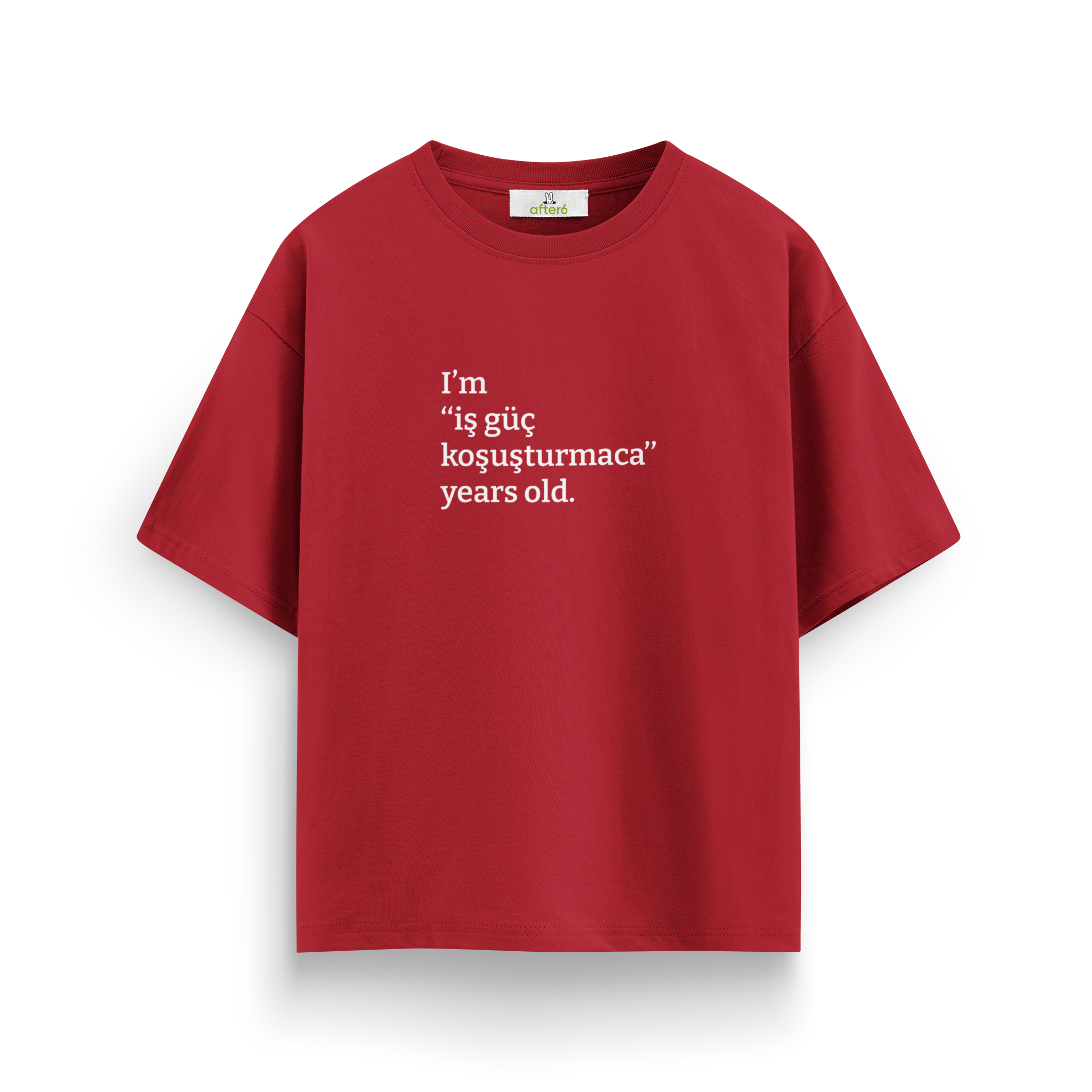 İş güç koşuşturmaca - Oversize T-Shirt