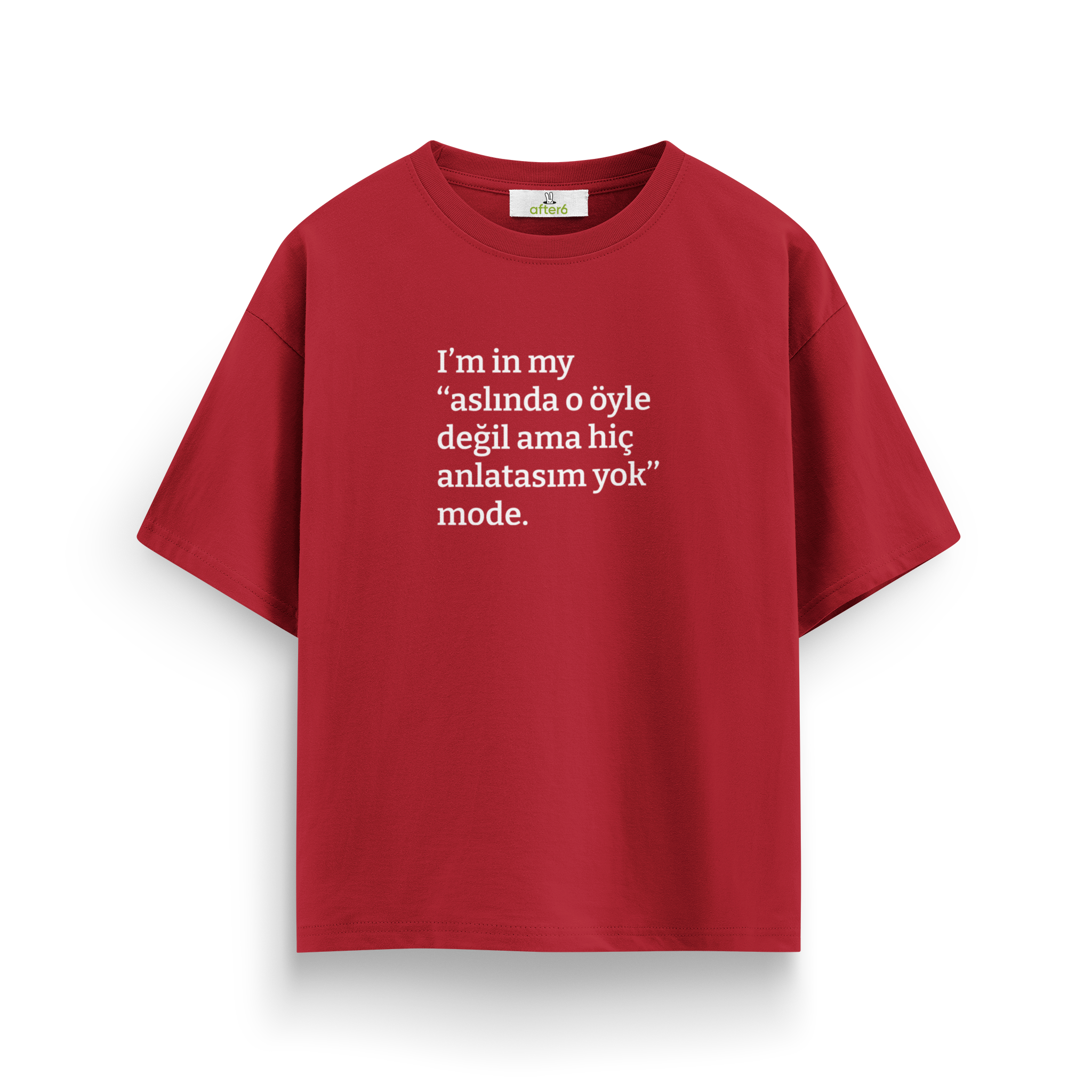 Aslında o öyle değil ama - Oversize T-Shirt