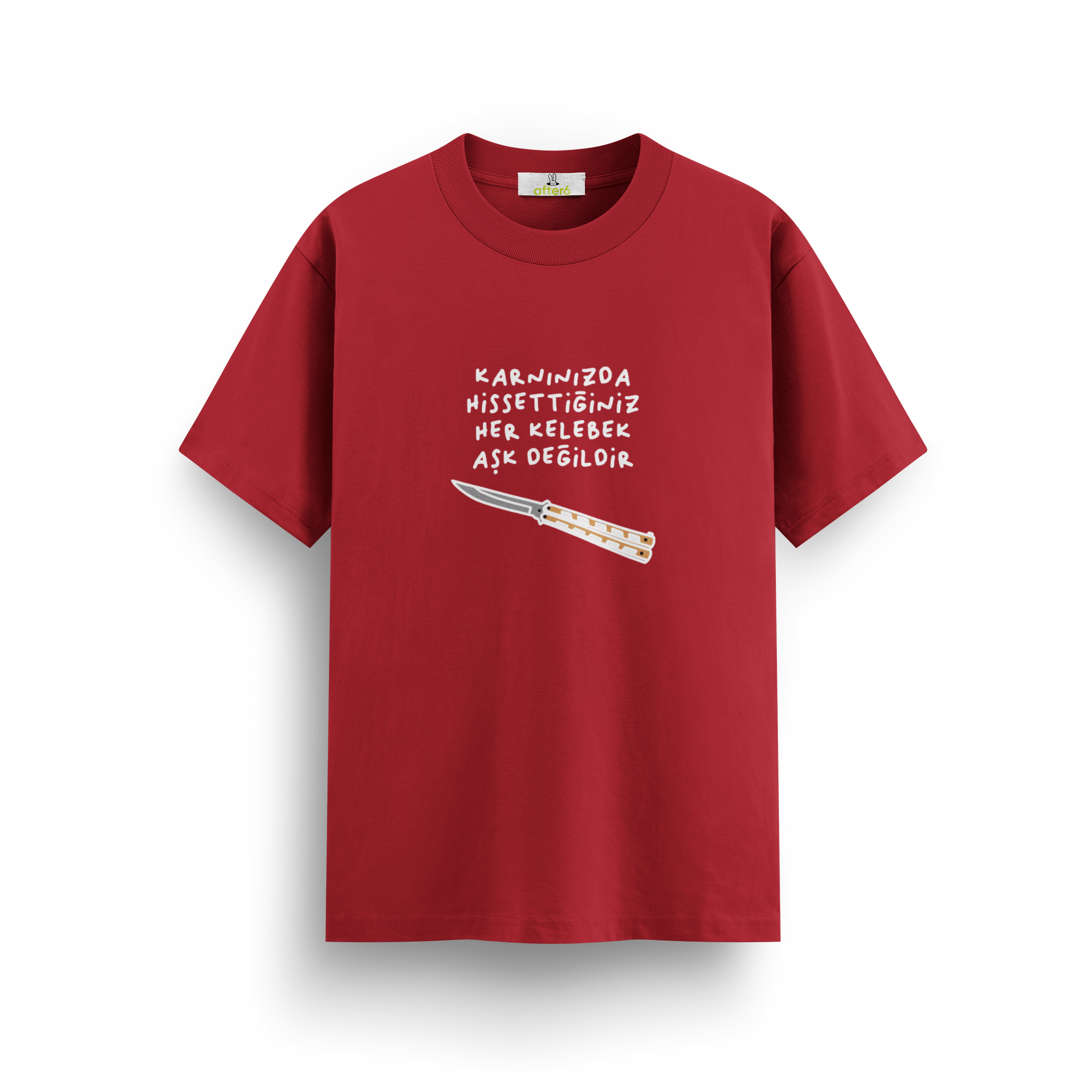Her Kelebek Aşk Değildir - Regular T-shirt