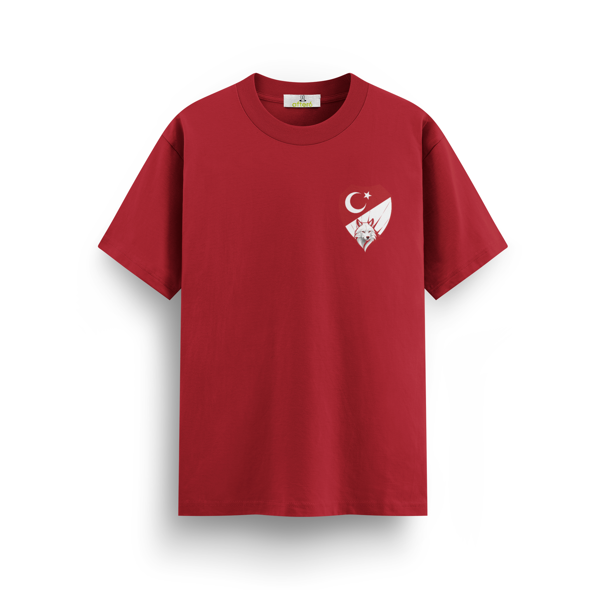 Kırmızı Beyaz - Regular T-shirt
