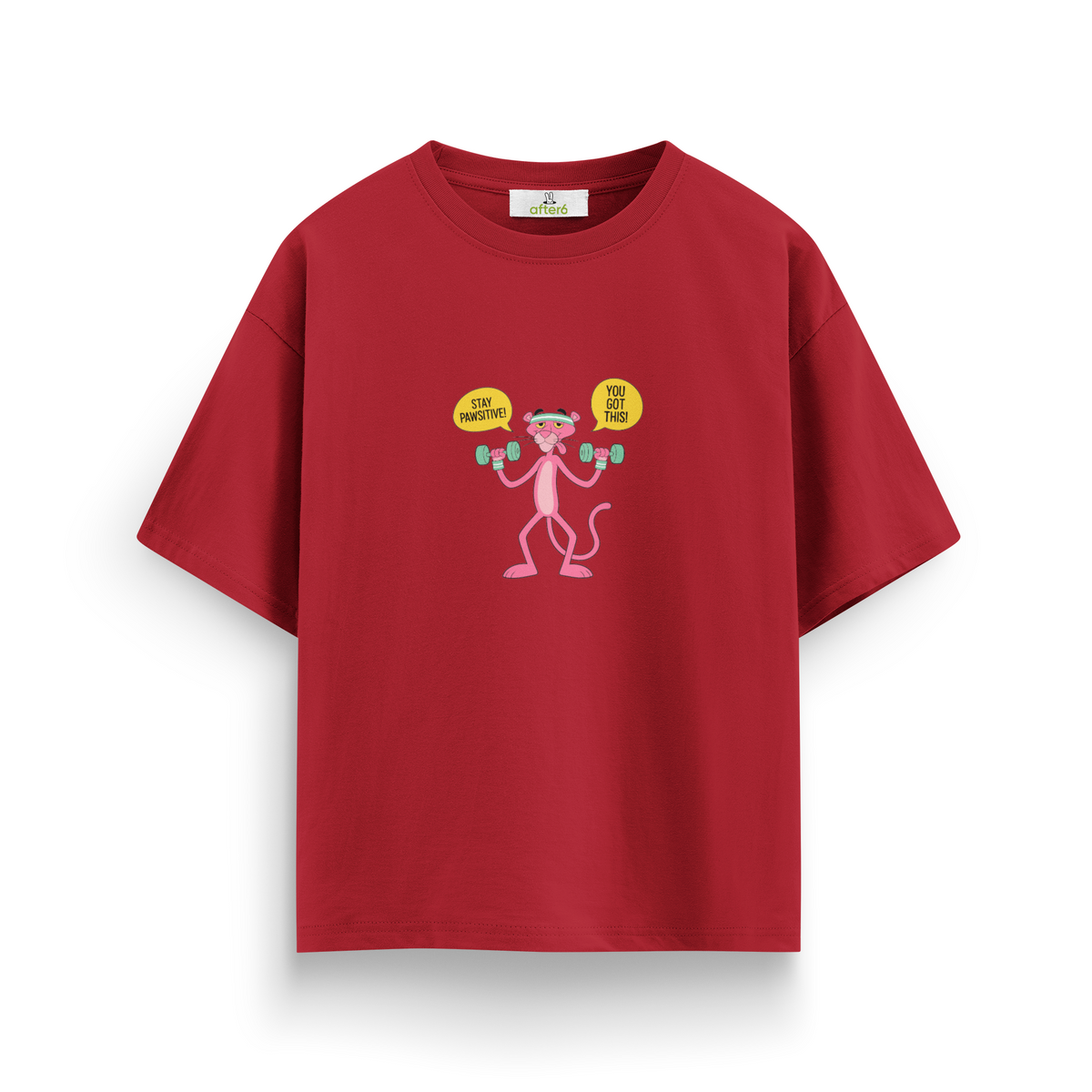 Stay Pawsitive - Oversize T-Shirt