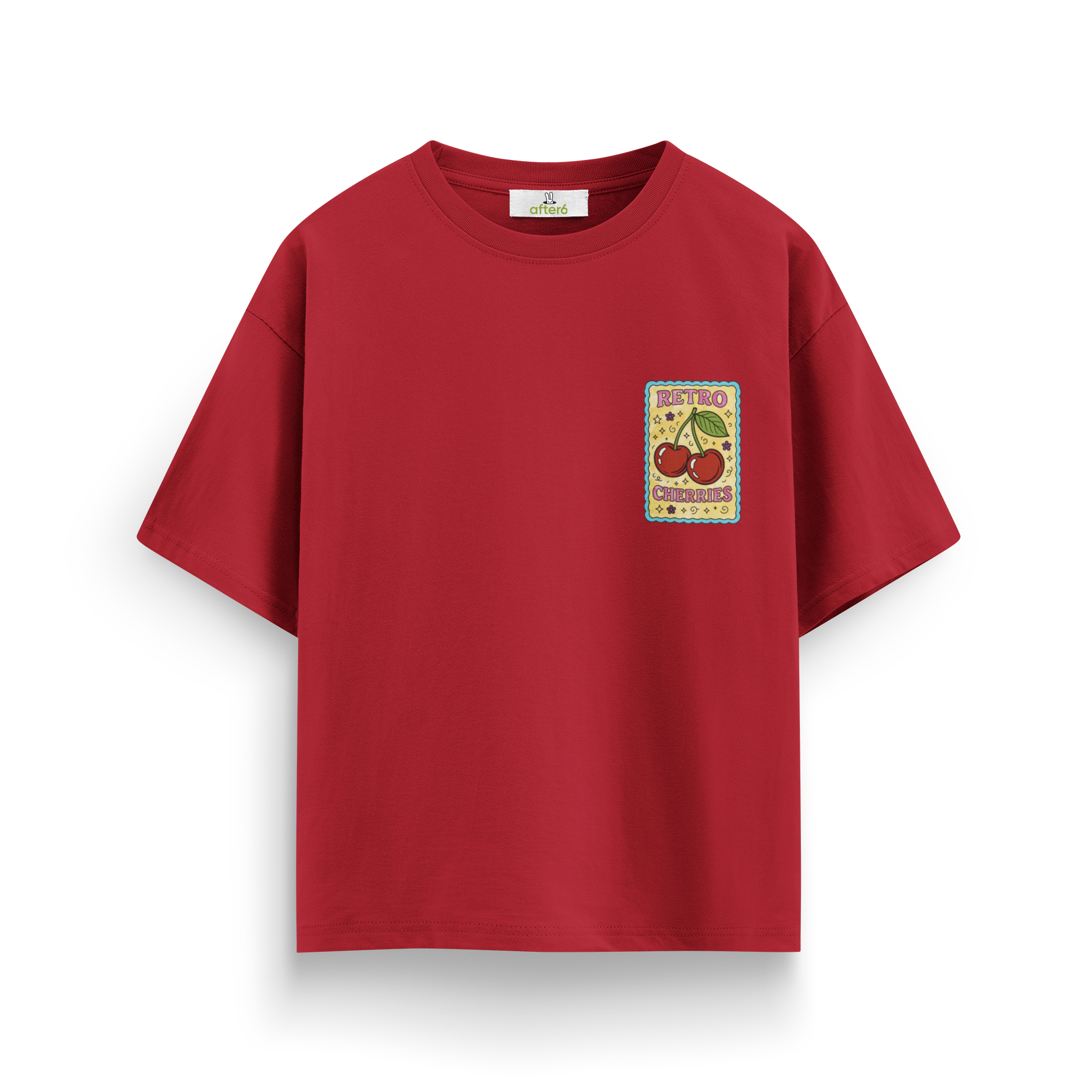 Cherries Card - Oversize T-Shirt