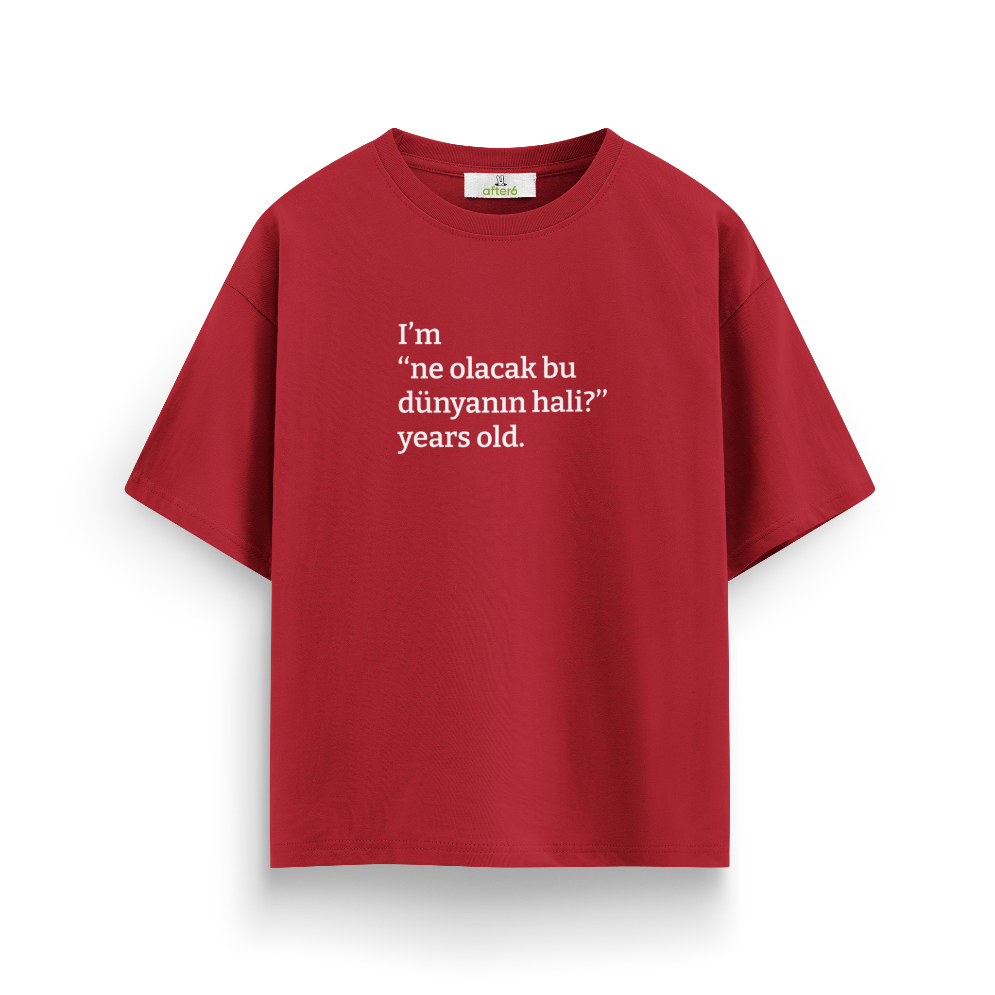 Ne olacak bu dünyanın hali - Oversize T-Shirt