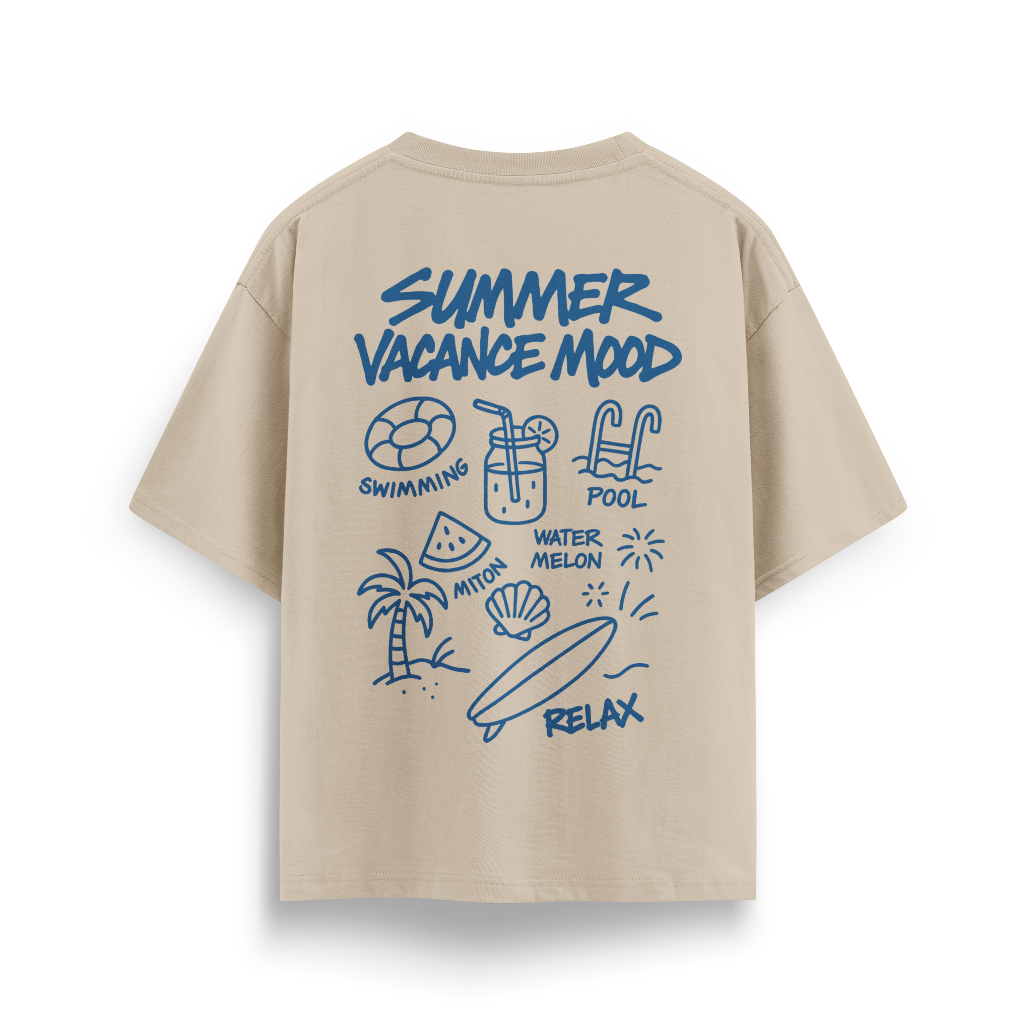 Summer Vacance Mood - Oversize T-Shirt