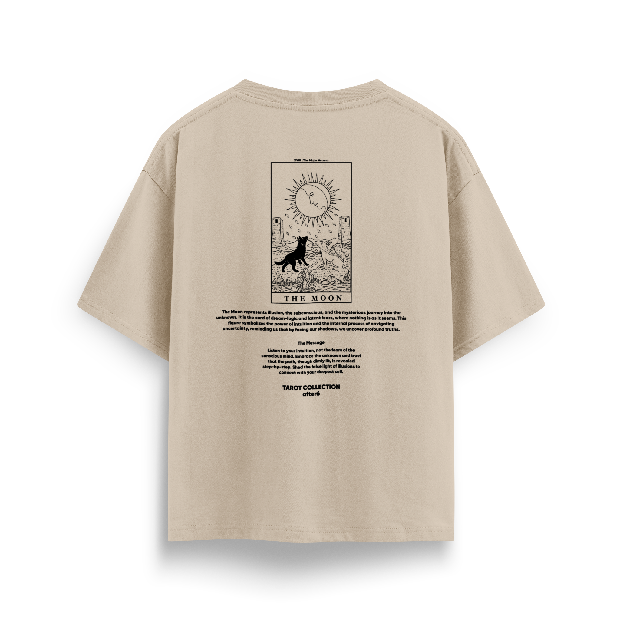 XVIII The Moon - Oversize T-Shirt